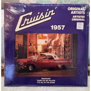 CRUISIN 1957 - VARIOUS ARTISTS LP 12" VINYL‎ [NEW SEALED] (1981, RUBY RECORDS)